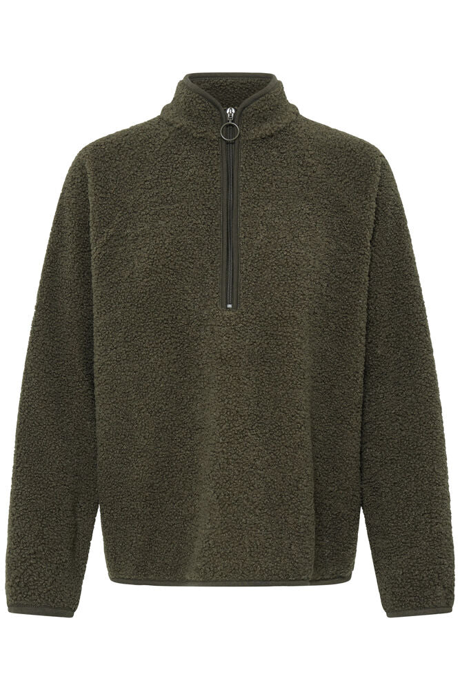 FRANSA Tenya Half Zip Fleece - Green