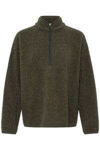 FRANSA Tenya Half Zip Fleece - Green