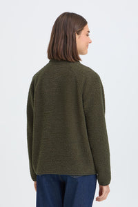 FRANSA Tenya Half Zip Fleece - Green