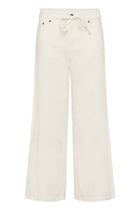 CULTURE Tali Ami Wide Leg Jeans - White