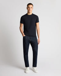 REMUS UOMO Men's Cotton Casual T-Shirt - Navy