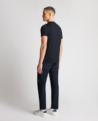 REMUS UOMO Men's Cotton Casual T-Shirt - Navy