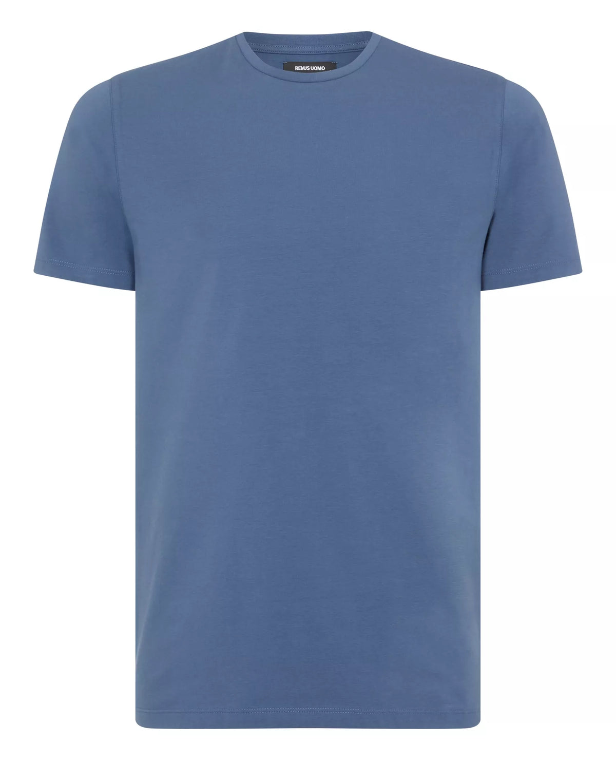 REMUS UOMO Men's Cotton SS Casual T-Shirt - Blue