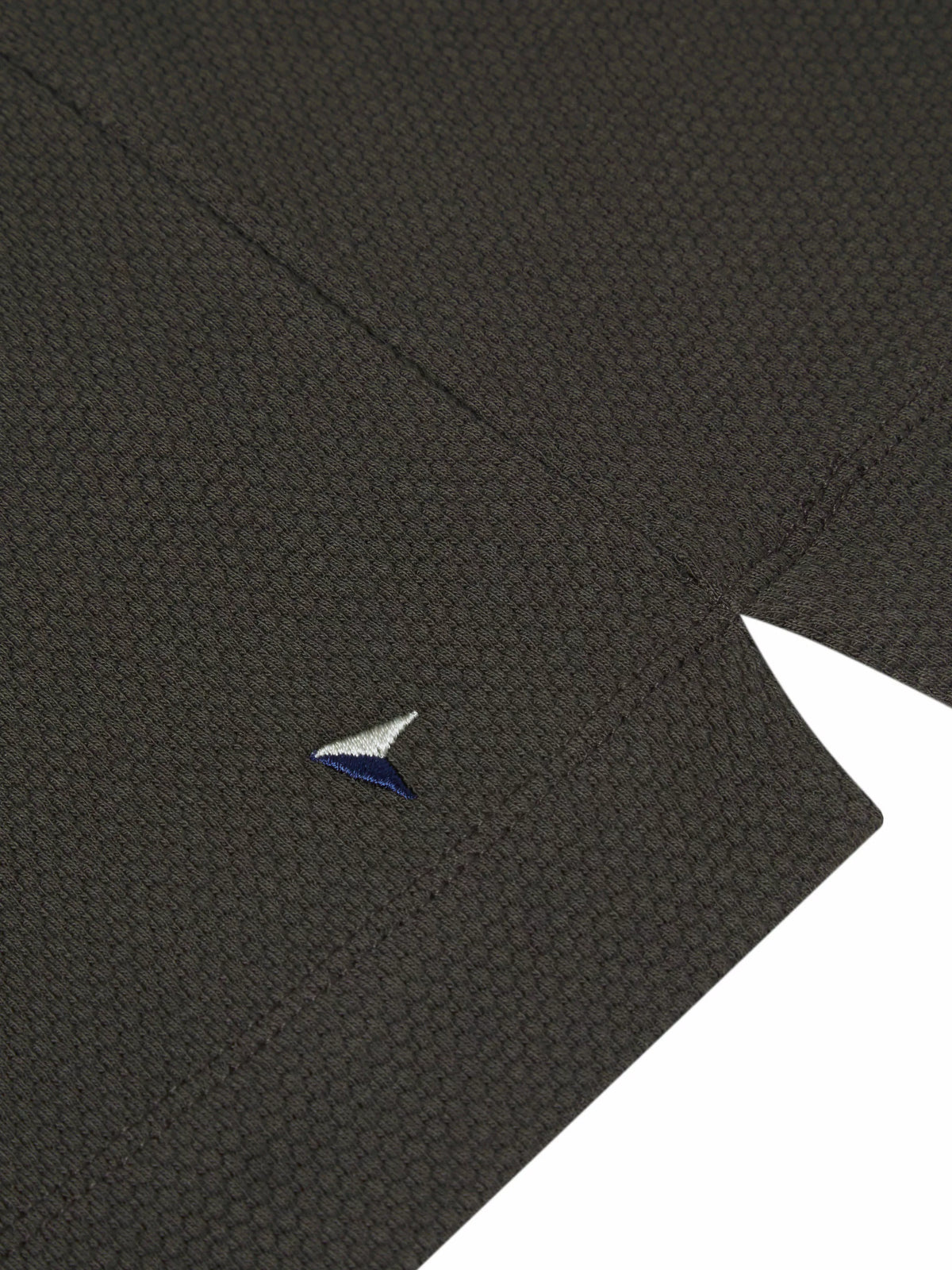 DG'S DRIFTER Long Sleeve Casual Polo Shirt - Brown