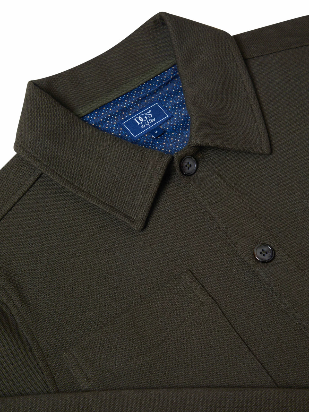 DG'S DRIFTER Casual Overshirt - Khaki