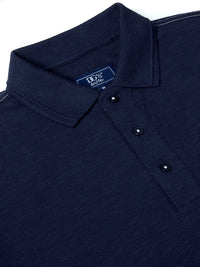 DG'S DRIFTER Casual Short Sleeve Polo Shirt - Navy