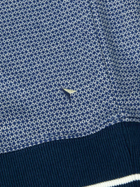 DG'S DRIFTER Textured Half Zip Sweater - Navy