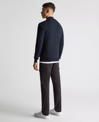 REMUS UOMO Men's Half Zip Sweater - Navy
