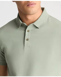 REMUS UOMO Men's 3 Button Polo - Light Green