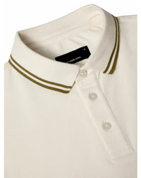 REMUS UOMO Short Sleeved Polo Shirt - Cream