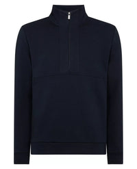 REMUS UOMO Men's Half Zip Sweatshirt - Navy