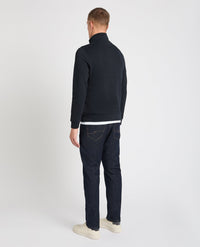 REMUS UOMO Men's Half Zip Sweatshirt - Navy