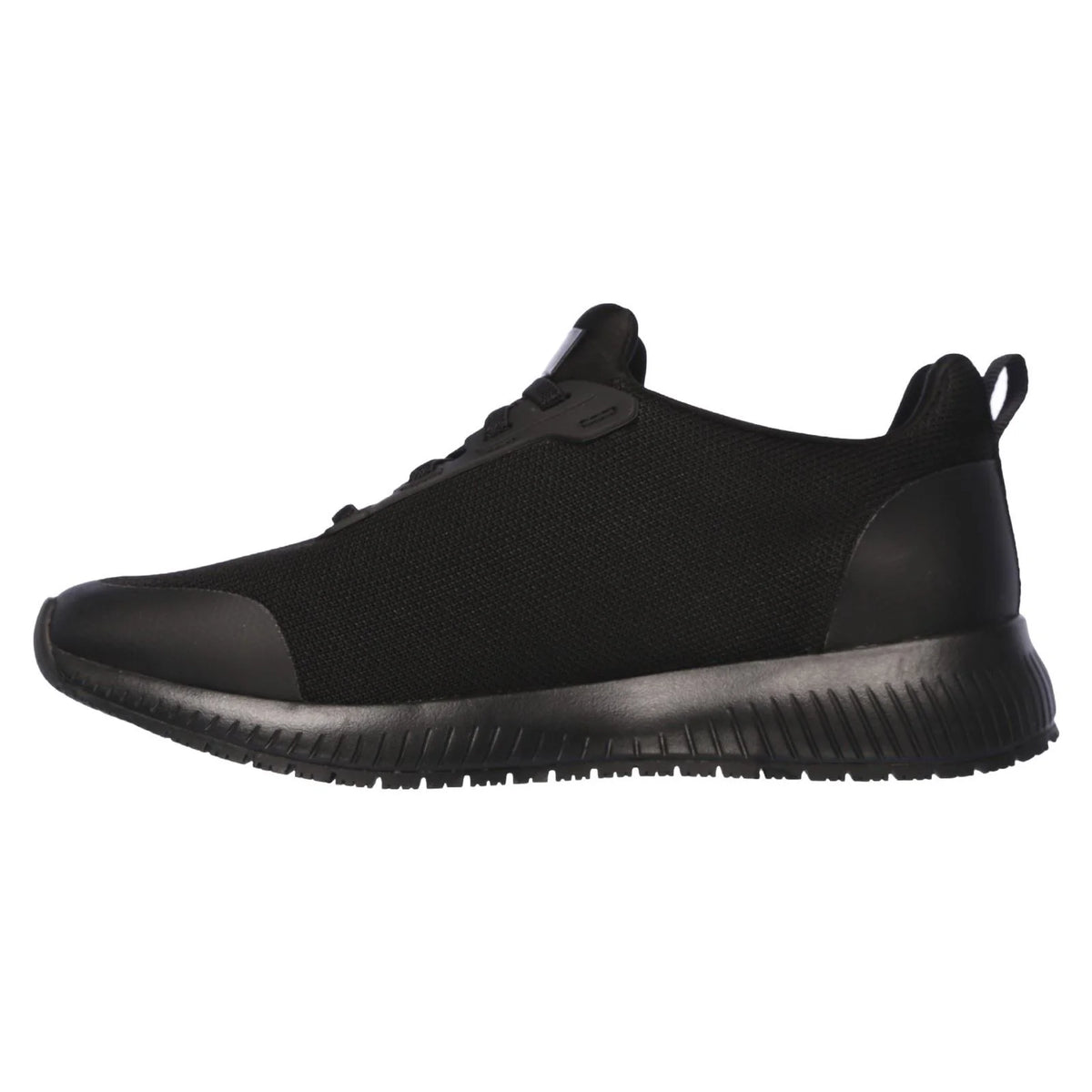 SKECHERS Women's Wide Fit Squad SR Work Shoes - Black | 77222