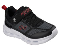 SKECHERS Boy's S-Lights: Glide-Step Lights Shoes - Black | 400240L
