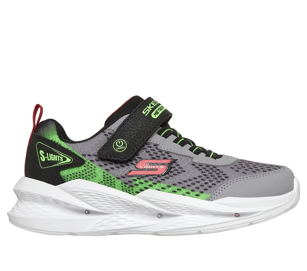 SKECHERS S-Lights: Meteor-Lights 2.0 Boy's Shoes - Grey | 401490L