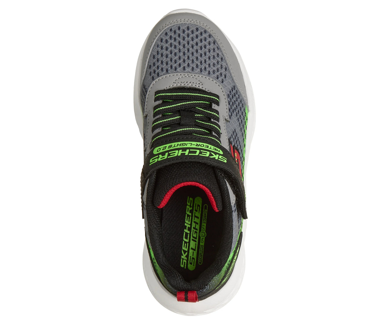 SKECHERS S-Lights: Meteor-Lights 2.0 Boy's Shoes - Grey | 401490L