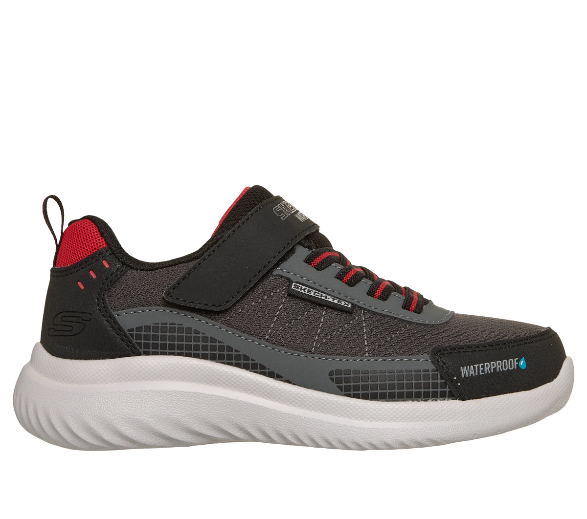 SKECHERS Bounder 2.0 - Aqua Pace Waterproof Boy's Shoes - Grey