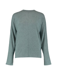 ZABAOINE Marl Jumper - Light Teal