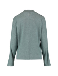 ZABAOINE Marl Jumper - Light Teal