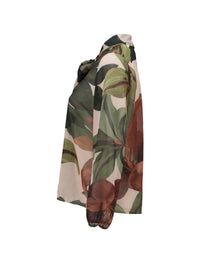 Zabaoine Bow Blouse - Green