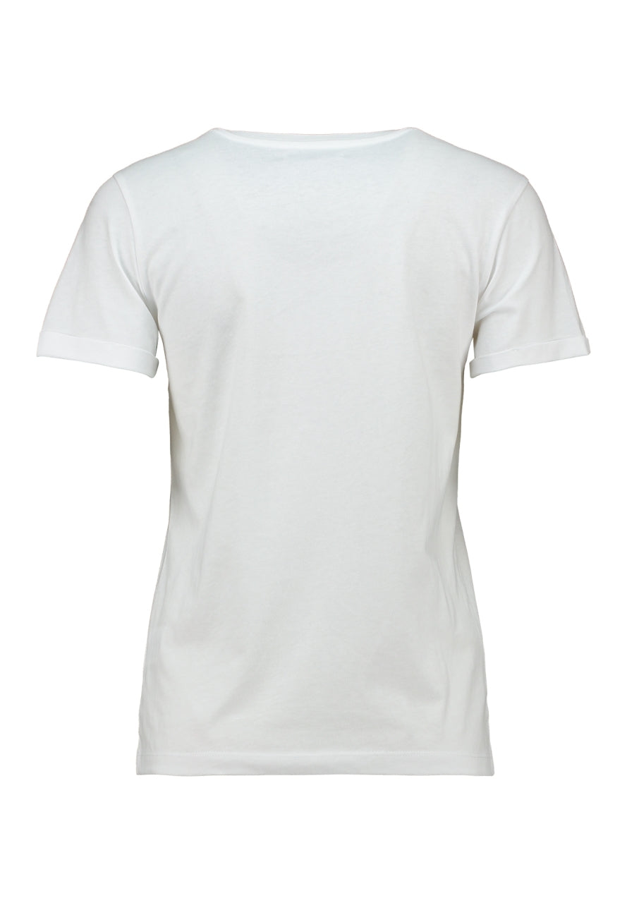 HAILYS Heart Print Tee - White