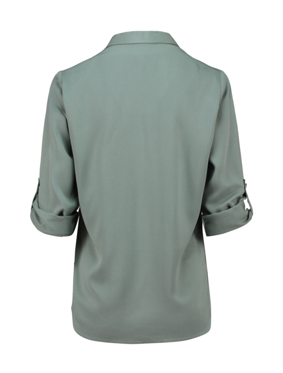 ZABAOINE Mid Sleeve Blouse - Sage