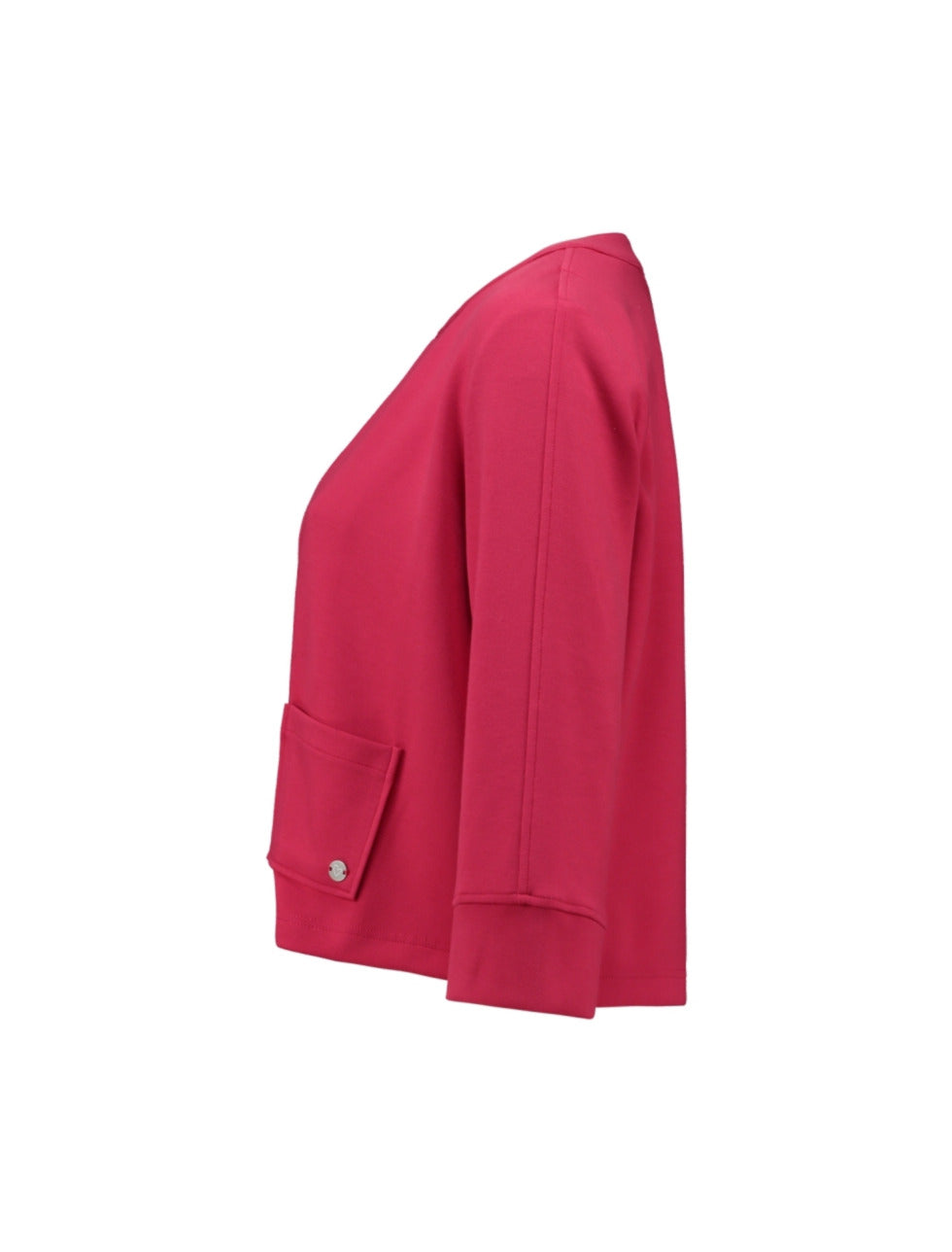 ZABAOINE Open Front Top - Pink