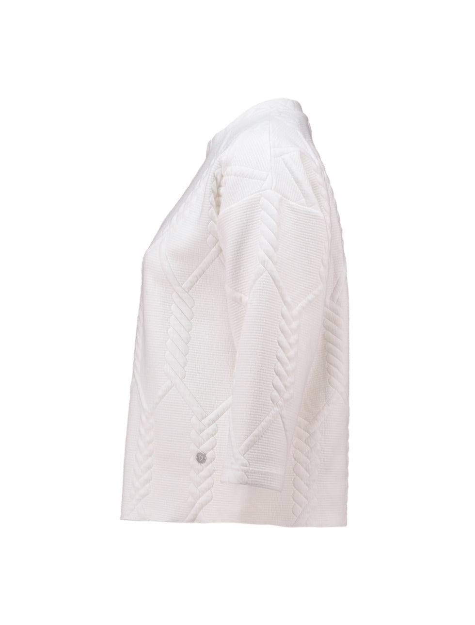 ZABAOINE Andrea Textured Sweatshirt - Cream