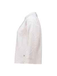 ZABAOINE Andrea Textured Sweatshirt - Cream