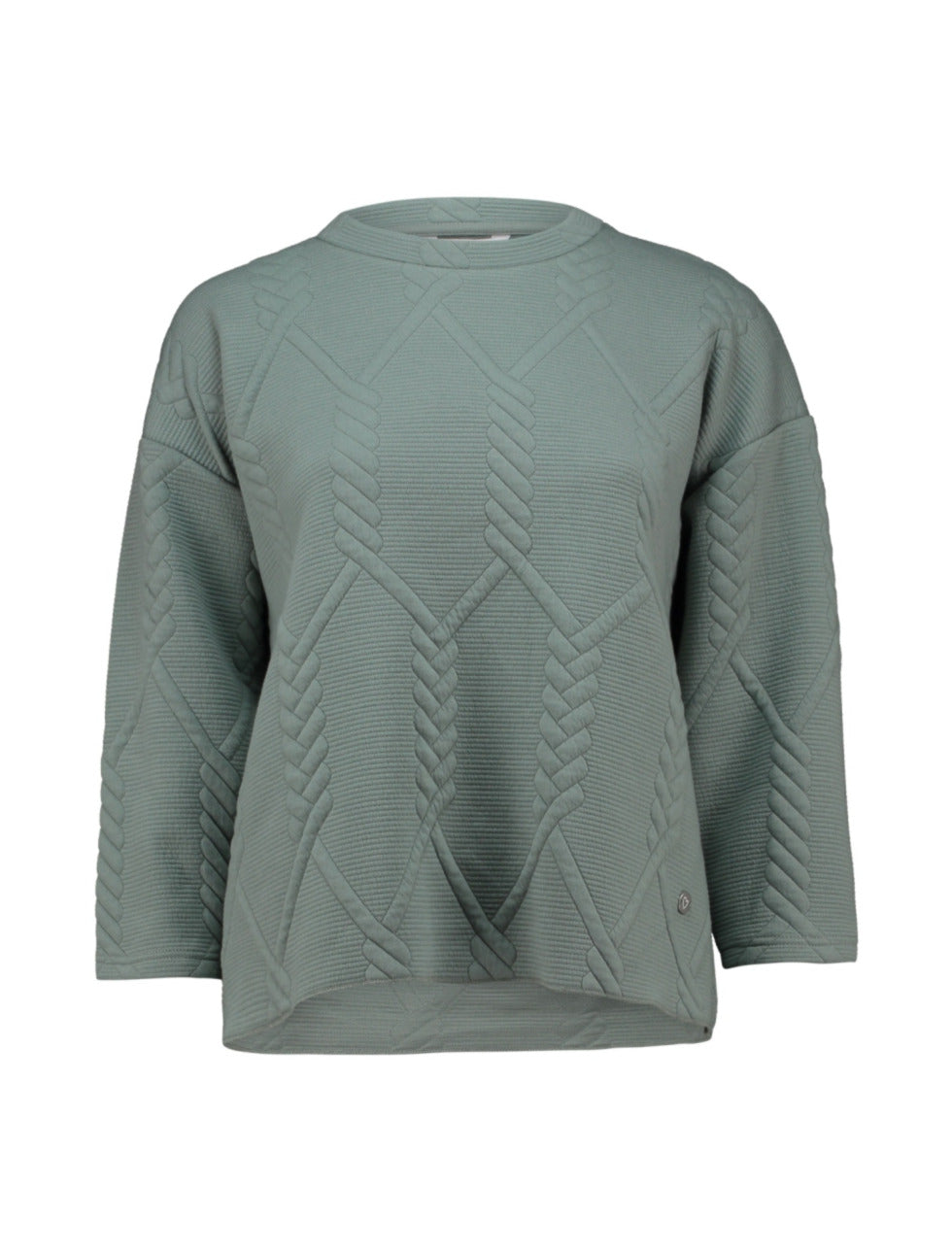 ZABAOINE Andrea Textured Sweatshirt - Sage