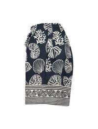 HAILYS Inara Ocean Print Shorts - Navy