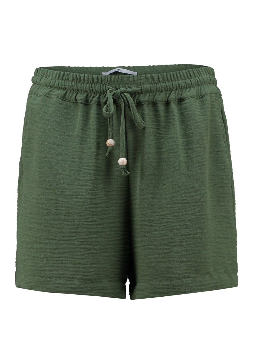HAILYS Loose Fit Shorts - Khaki