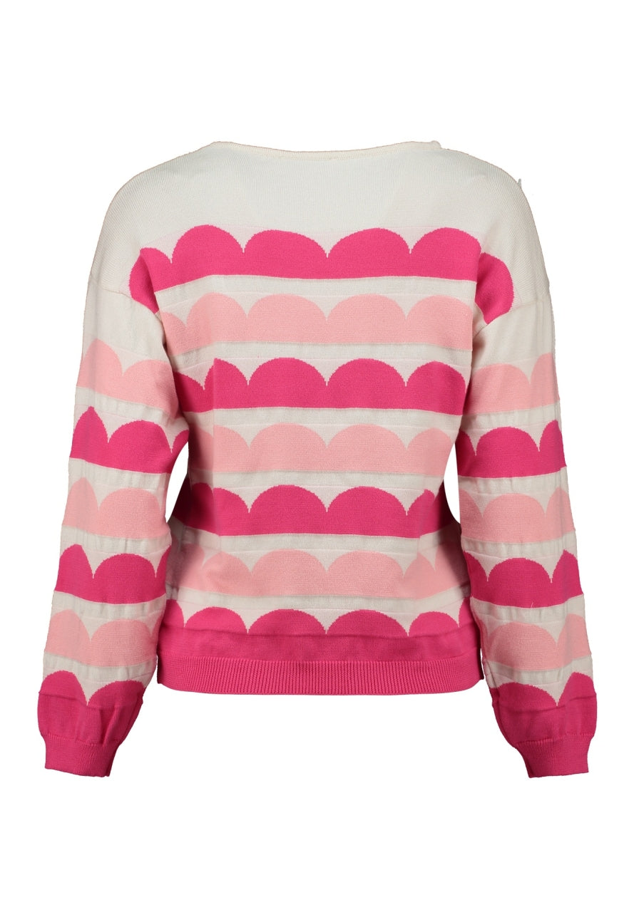 ZABAOINE Gira Long Sleeve Jumper - Pink
