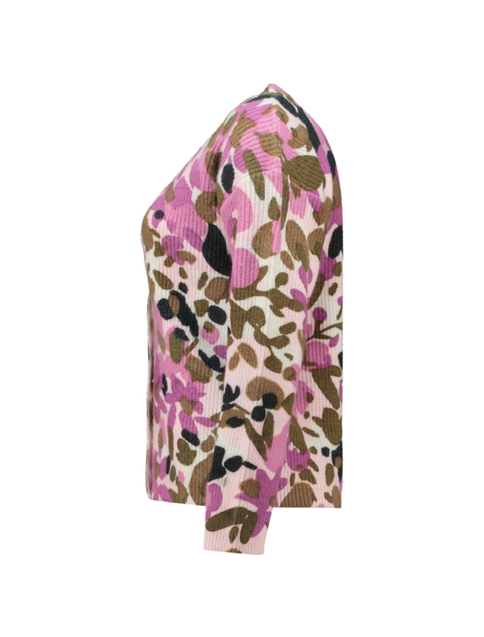 ZABAOINE Nazan Button-Up Floral Cardigan - Multi