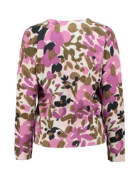 ZABAOINE Nazan Button-Up Floral Cardigan - Multi
