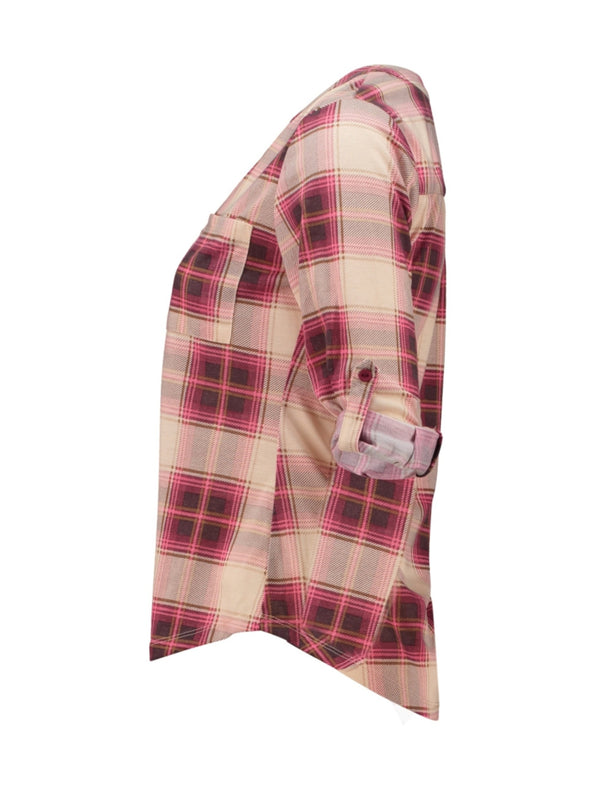 HAILYS Check Shirt - Pink Check