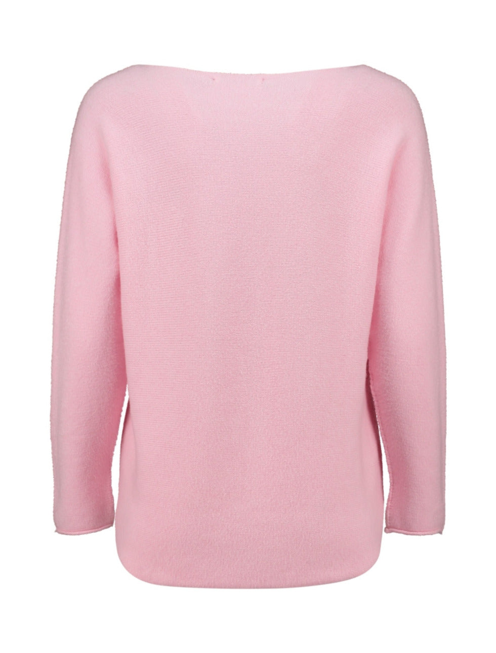 ZABAOINE Ina Boat Neck Jumper - Pink