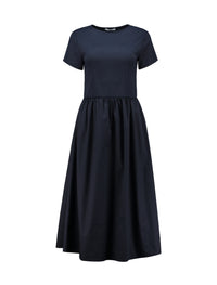 HAILYS Violett Short Sleeve Dress - Navy