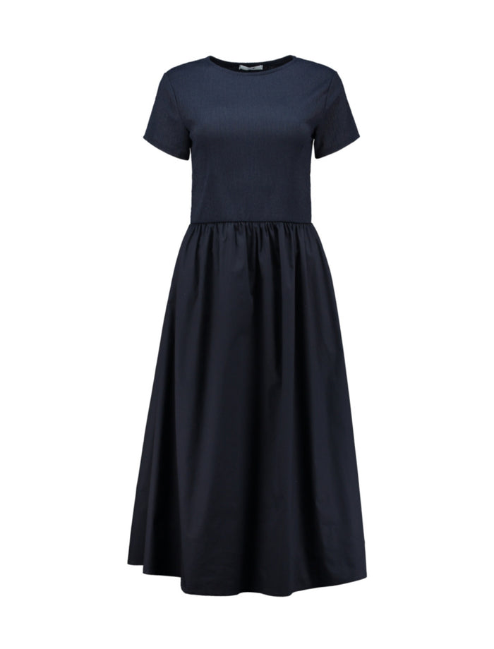HAILYS Violett Short Sleeve Dress - Navy