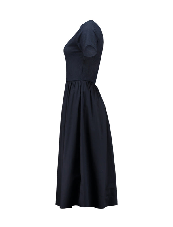 HAILYS Violett Short Sleeve Dress - Navy