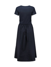 HAILYS Violett Short Sleeve Dress - Navy