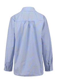 HAILYS Heart Shirt - Blue Stripe