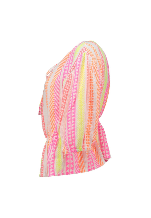 HAILYS Neon Print Top