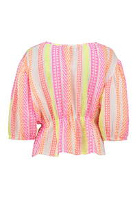 HAILYS Neon Print Top