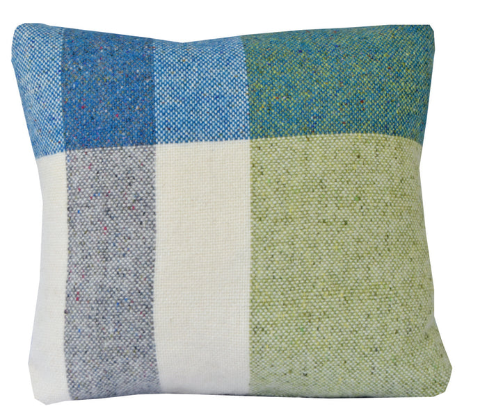 STUDIO DONEGAL Donegal Tweed Cushion Cover 45x45cm - Sea