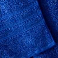 CATHERINE LANSFIELD Zero Twist Cotton Towel - Cobalt Blue (Available in 3 Sizes)