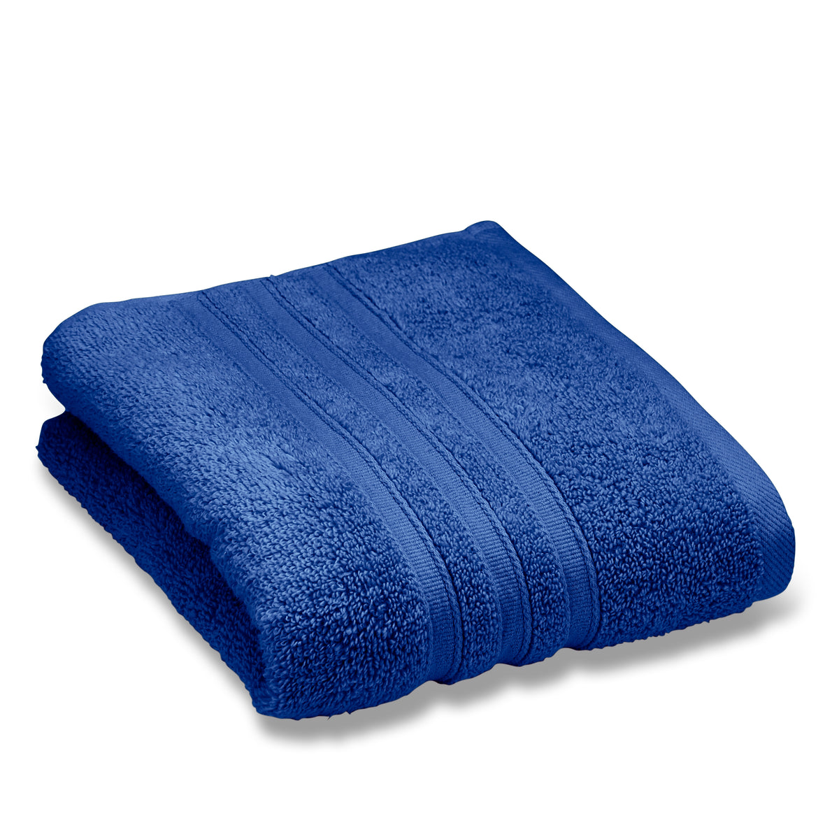 CATHERINE LANSFIELD Zero Twist Cotton Towel - Cobalt Blue (Available in 3 Sizes)