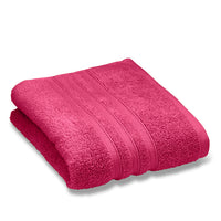 CATHERINE LANSFIELD Zero Twist Cotton Towel - Hot Pink (Available in 3 Sizes)