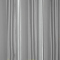 CATHERINE LANSFIELD Textured Stripe Shower Curtain 180x180cm - Silver