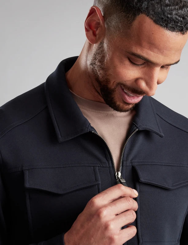 VEDONEIRE Interlock Jacket - Navy